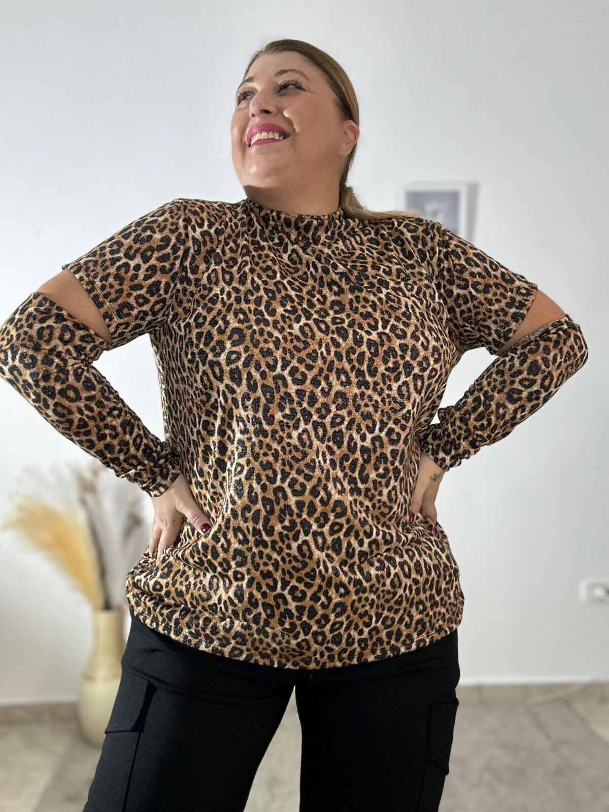 Maglia leopardata hotsell